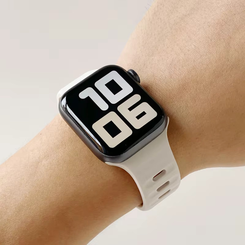 NEY Uhrenarmband Silikon, Weiß, Unisex - Bild 2