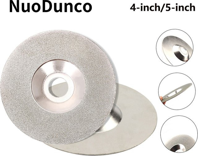 NuoDunco Diamant-Schleifscheibe in Schüsselform für Winkelschleifer zum Polieren und Schleifen, 12,5 cm - Bild 1