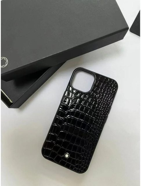 YYDS123 Leder Handyhülle mit Drachen-Design für iPhone 11 bis iPhone 16 Pro Max in Schwarz - Bild 1