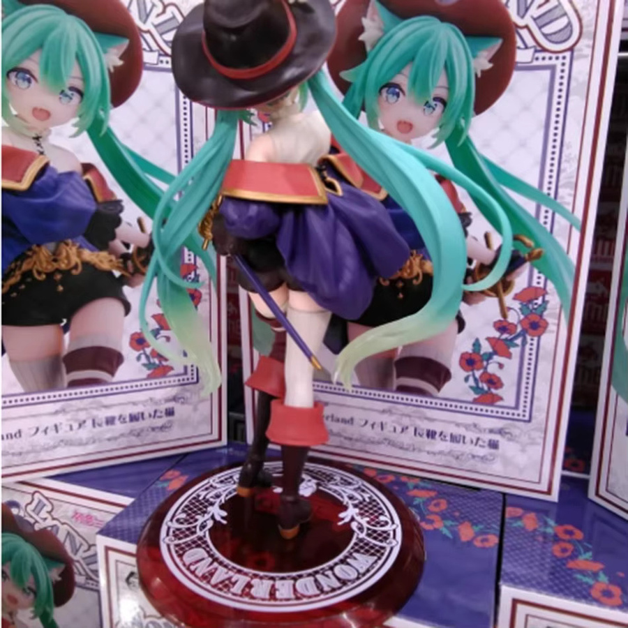Hatsune Miku Anime-Figur Wunderland von Bandai als PVC-Modell in Multicolor zur Desktop-Dekoration - Bild 6