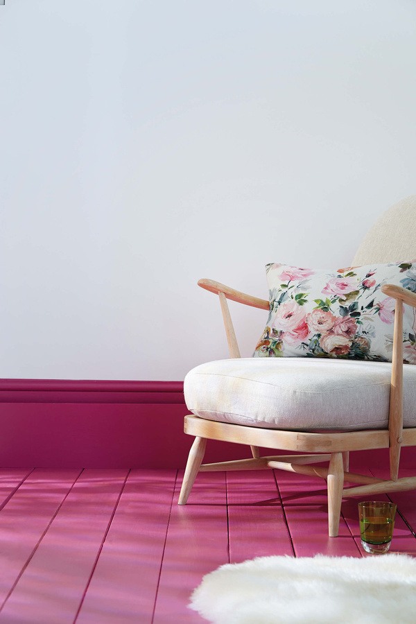 Little Greene Absolute Matt Emulsion Wandfarbe Mischief 13 in Purple und Pink, 10 l - Bild 1