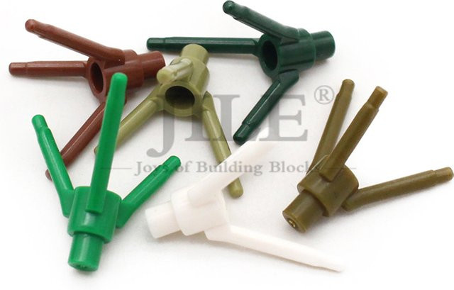 jile MOC 24855 Pflanze Blume Stem mit Bottom Pin, Baustein Ziegel, 100-teiliges Set - Bild 1