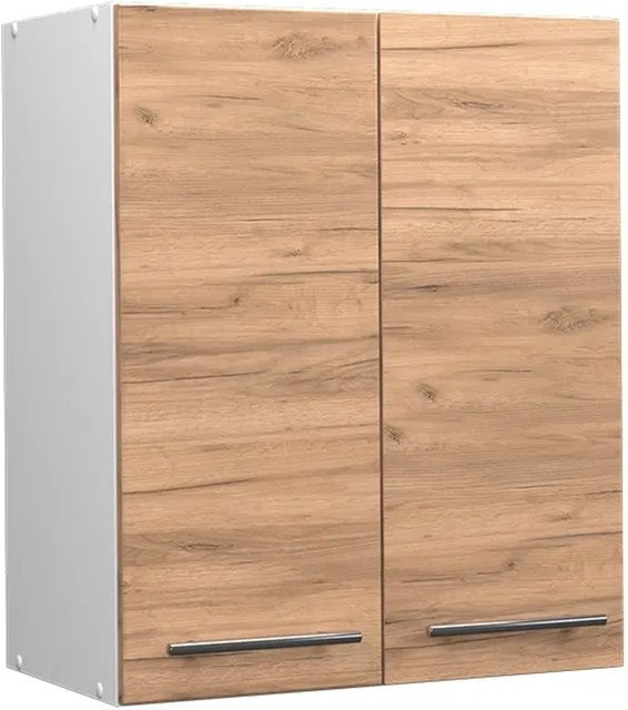 Vicco Hängeschrank Fame-Line Küchenschrank Weiß Eiche mit Softclose-Scharnieren und Einlegeboden B: 60 cm, H: 72 cm, T: 34 cm - Bild 2