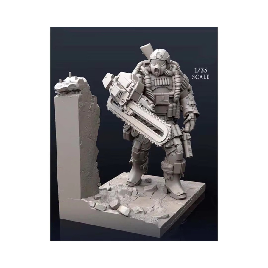 GK Bio-Force Nest Destroyer, Resin-Soldatenmodell, unmontierter und unbemalter Bausatz - Bild 3