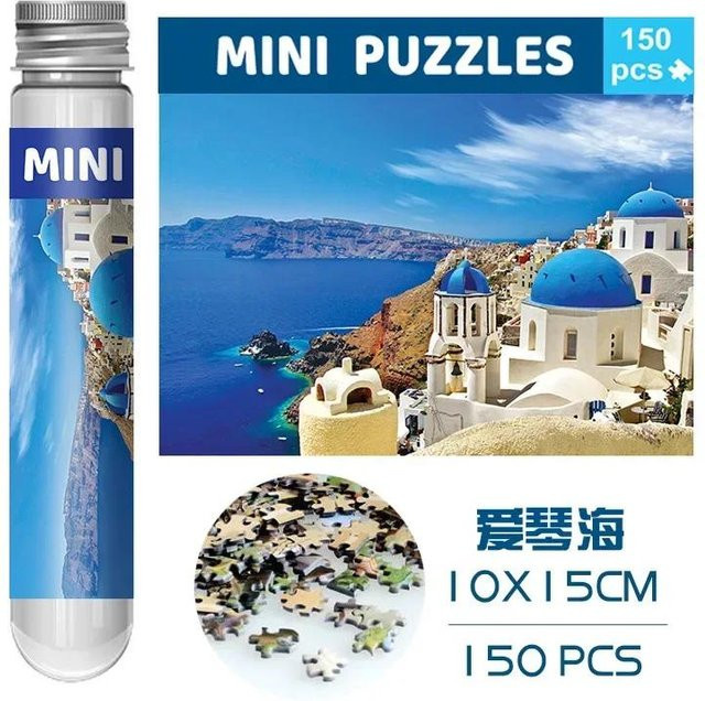 Fashnics Cartoon Mini Reagenzglas Puzzle, 150-teiliges Set, ab 3 Jahren - Bild 1