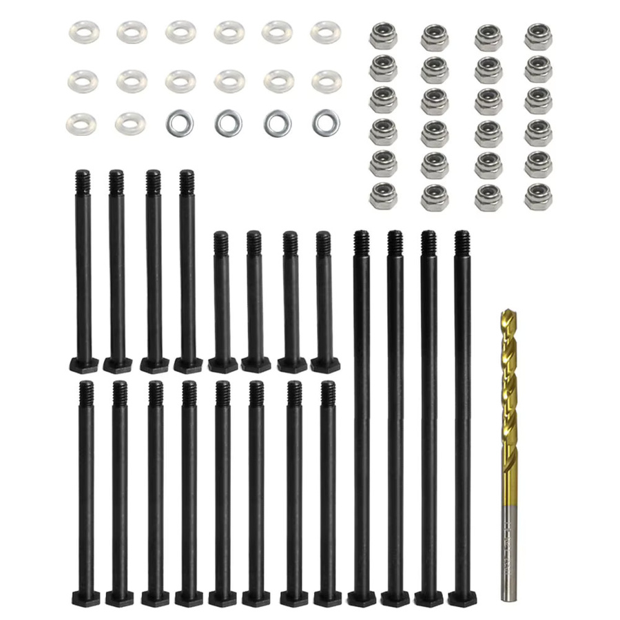 TRAXXAS Stahlgesteuerter Vorder- und Hinterradaufhängungsarm-PIN, Zubehör, Metall, Schwarz - Bild 2