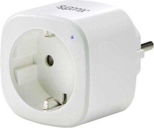 Sygonix SY-5515906 Wi-Fi Schaltsteckdose mit Messfunktion, Weiß, 3680W - Bild 1