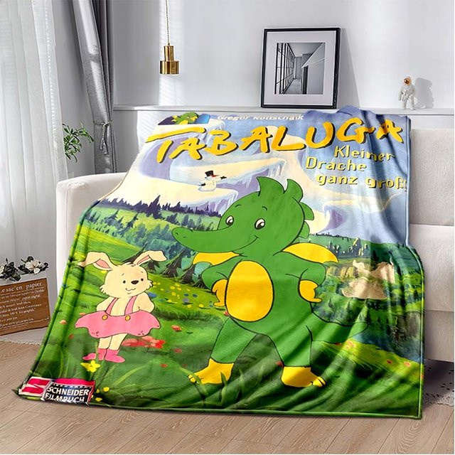 Tabaluga Der Film Flanell Kuscheldecke für Kinder, B/B: 150 x 200 cm, Mehrfarbig - Bild 1