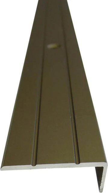 Döllken Profiles Treppenwinkelprofil in Bronze, Breite: 25 mm, Tiefe: 10 mm, Länge: 1000 mm - Bild 1
