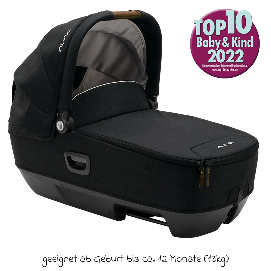 Nuna Babywanne CARI next in Caviar mit ISOFIX-Basis und EPP-Schaumstoff - Bild 6