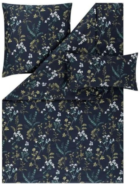 Estella Bettwäsche Tessa Floral Nature in Blau - Bild 1