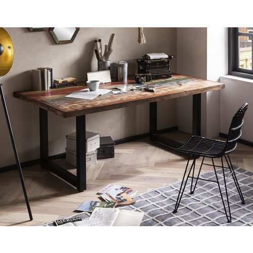 SIT Tisch TABLES & CO aus Holz und Metall in Schwarz, H: 76,5 cm, B: 100 cm, T: 71 cm - Bild 4
