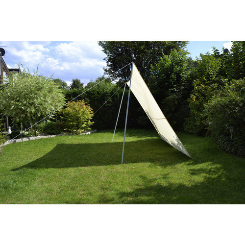 Floracord Viereckssonnensegel aus Nylongewebe in Sand/Beige, B: 250 cm, L: 300 cm - Bild 5