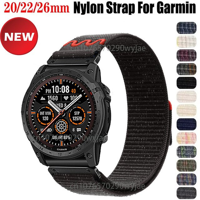 QuickFit Nylon-Schlaufenarmband, Schwarz, Unisex - Bild 1