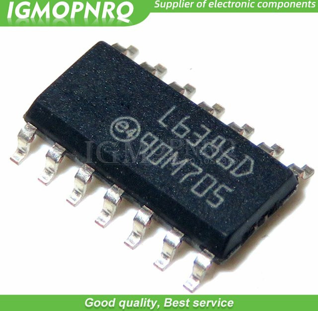 5er-Set Original L6386 Hochspannung und Low Side Treiber in Schwarz - Bild 1