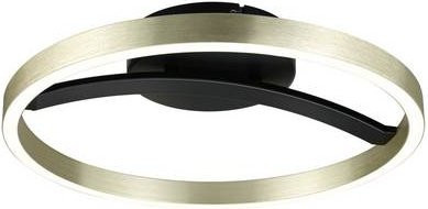 Paulmann Melira LED-Deckenleuchte 24W dimmbar in Schwarz und Gold/Messing - Bild 1