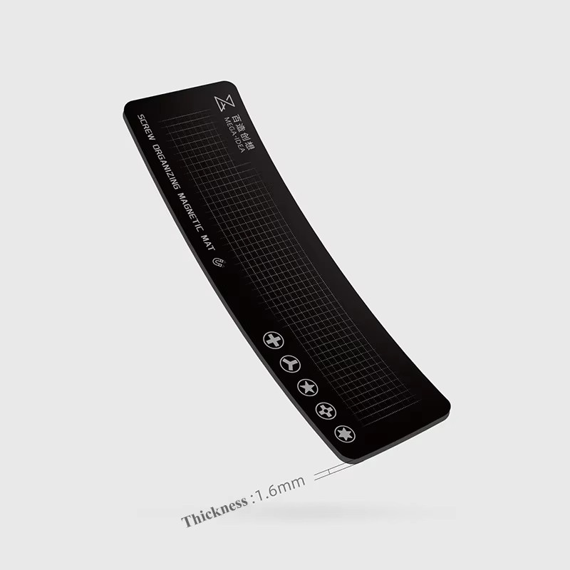 Mega-idea Magnetisches Schrauben-Aufbewahrungspad doppelseitig für Handy-Reparatur B: 15 cm, T: 4,5 cm - Bild 5