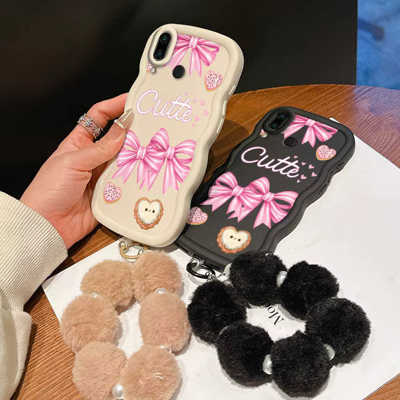 Xiaomi Handyhülle mit Gebäck-Design und Trageband für Android Smartphones in Pink und Multicolour - Bild 3