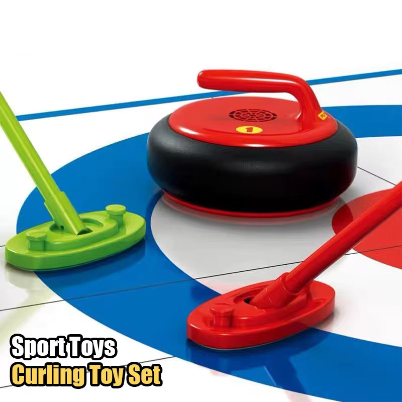CONUSEA Curling Spielzeug Set, Elektrisch, mit Licht und Bällen - Bild 3