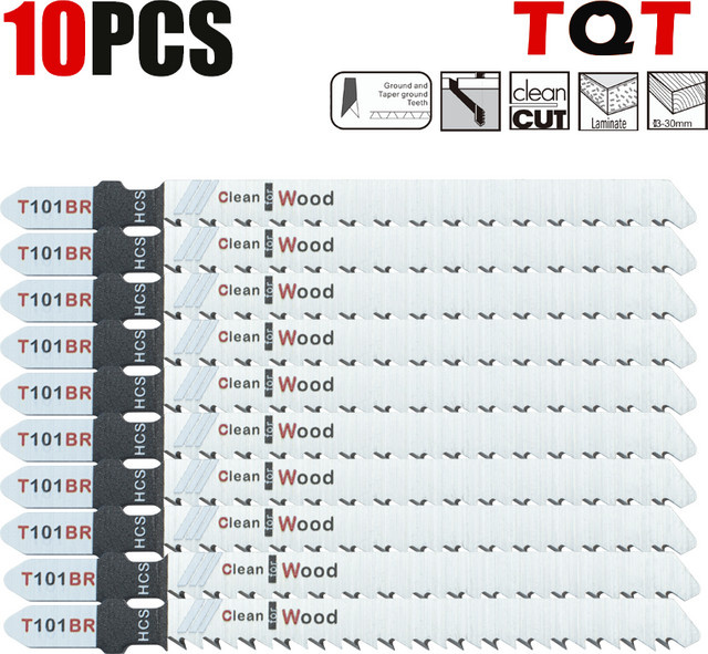 Tqt Stichsägeblatt-Set T101Br mit 5 sortierten T-Schaft Sägeblättern für die Holzbearbeitung - Bild 1