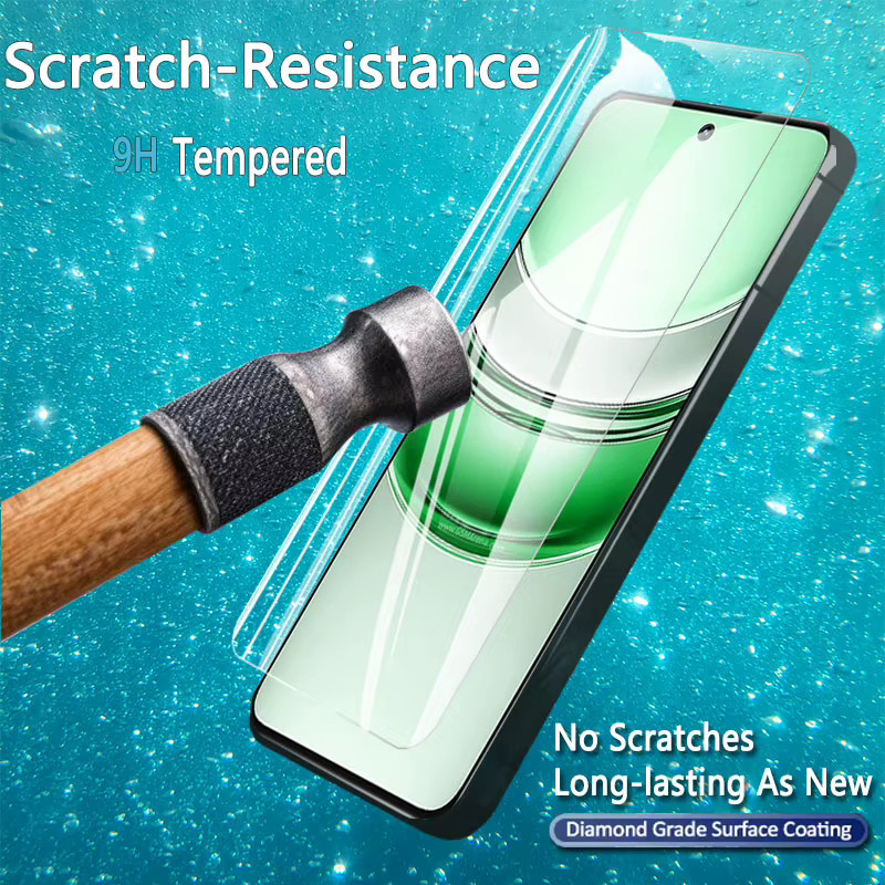 Displayschutzfolie aus gehärtetem Glas für Realme C71, 6,67 Zoll, transparent, kratzfest und fingerabdruckarm, 1–4 Stück - Bild 3