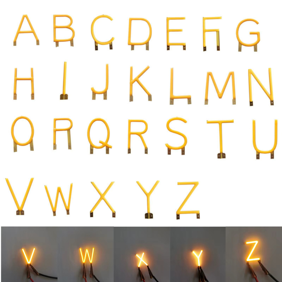 HEGEHE LED COB Filament Kerzen Glühbirnen in Warmweiß mit gelbem Ring für DIY Weihnachts- und Partydekoration - Bild 3