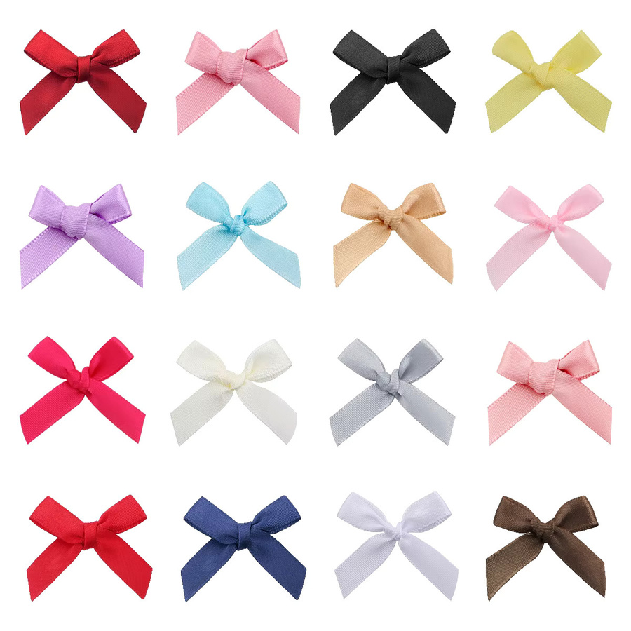 50 Stück Louleur Polyester-Schleifen in Bunt für DIY-Dekoration und Geschenkverpackung - Bild 2