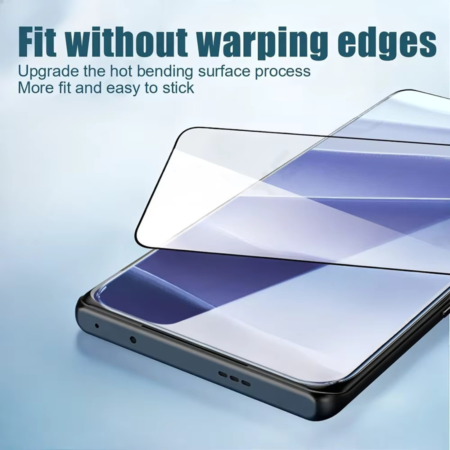 4er-Pack Displayschutzfolien aus gehärtetem Glas für Xiaomi Redmi Note Serie, transparent, Vollabdeckung - Bild 2