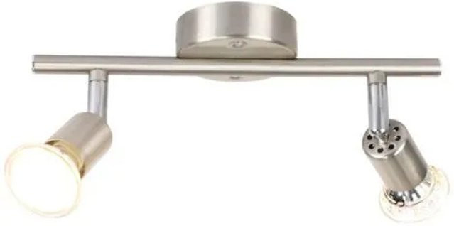 NETTLIFE Deckenstrahler aus Metall in Grau und Silber, verstellbare GU10 Deckenleuchte im minimalistischen Design - Bild 1