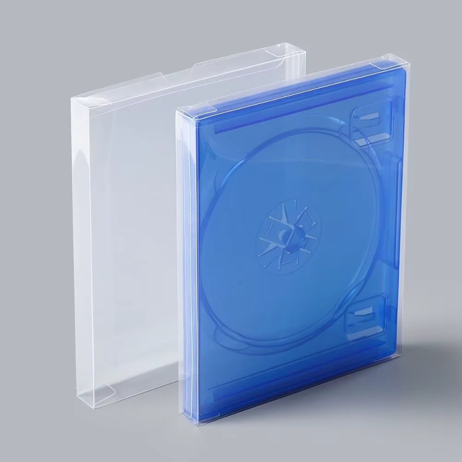 5er Set transparente Schutzhüllen aus PET für PS5, PS4 und Xbox One Spiele und Discs - Bild 3