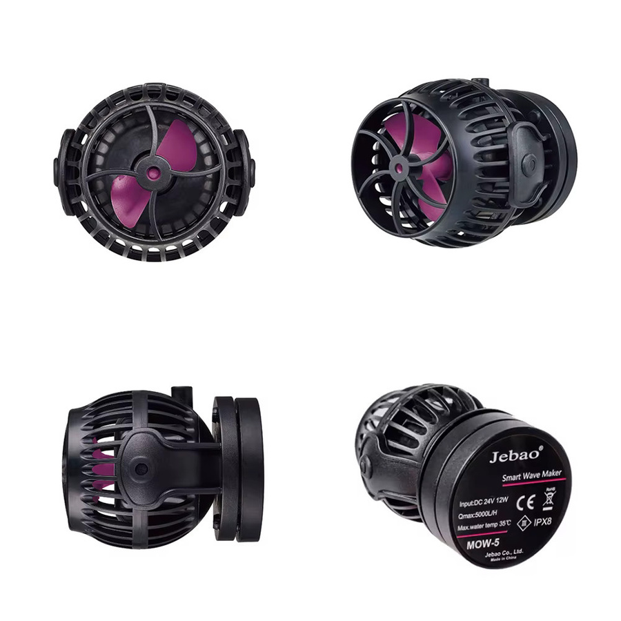 Jebao MOW Serie WiFi LCD Intelligente Aquarium-Wellenpumpe in Schwarz mit 5 Modi und einstellbarer Strömungsrichtung - Bild 3