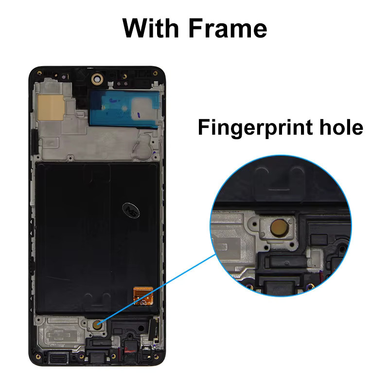 Samsung Galaxy A515 AMOLED Display mit Touchscreen Digitizer in Schwarz für Samsung A51 LCD SM-A515FN/DS A515F/DS Ersatzteil - Bild 4