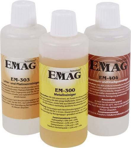 Emag Reinigungskonzentrat-Set Werkstatt EM-303, EM-300 und EM404 in Weiß, 300 ml - Bild 1