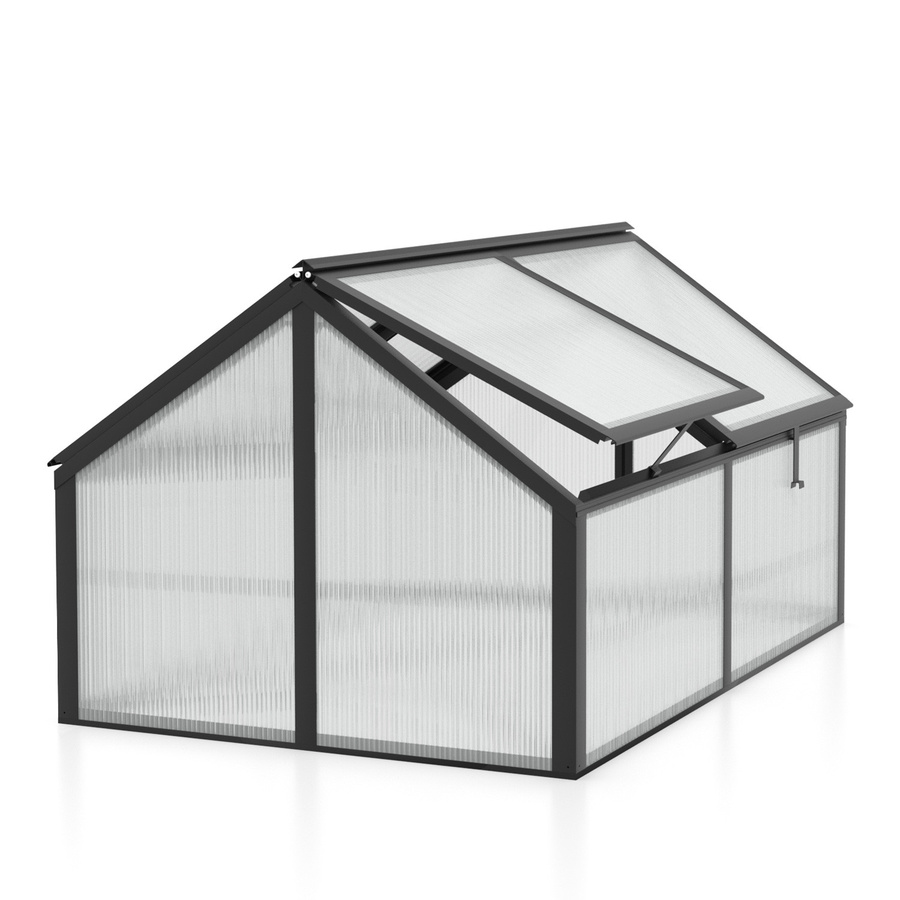 Vitavia Hochbeet Gamma Schwarz mit Hohlkammerplatten B: 89 cm, T: 124 cm, H: 71 cm - Bild 2