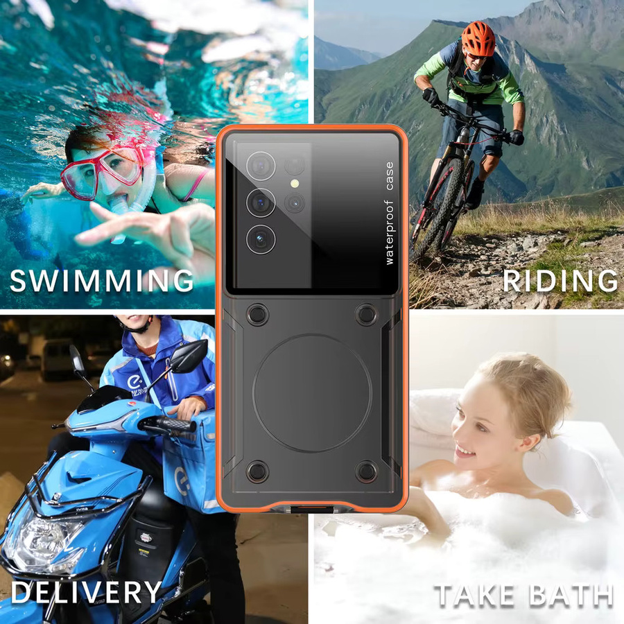 Wasserdichte Tauchhülle für Xiaomi Poco X8 Pro Max F8 M8 5G NFC in Schwarz - Bild 3