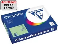 Clairefontaine Trophée Color Kopierpapier DIN A3, 80 g/m², 500 Blatt, Mehrfarbig, Matt - Bild 1