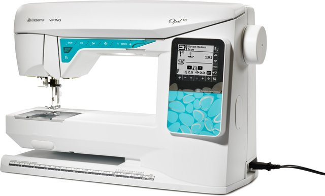 Husqvarna Viking Opal 670 Computernähmaschine in Weiß - Bild 1