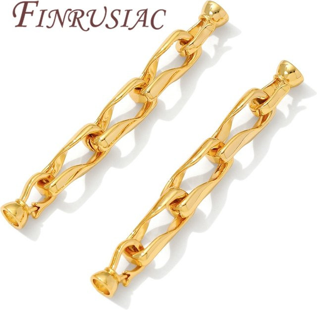 FINRUSIAC Verbinder, 18K vergoldet, Gold, Unisex - Bild 1