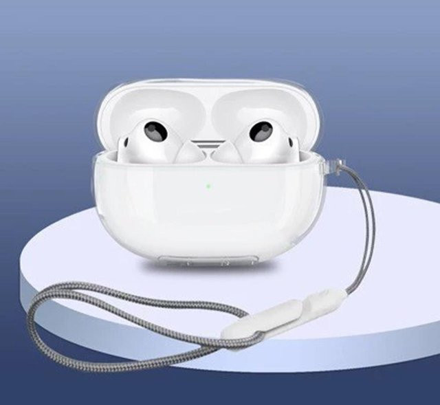 Transparente TPU-Schutzhülle für Huawei FreeBuds Pro 5 mit Trageband, Anti-Vergilbung und Anti-Kratzer-Schutz - Bild 1