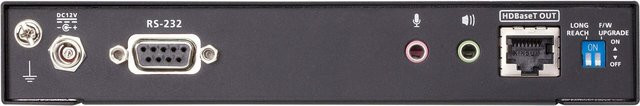 Aten CE924 KVM Extender DisplayPort 4K UHD mit USB und Ethernet in Schwarz - Bild 1