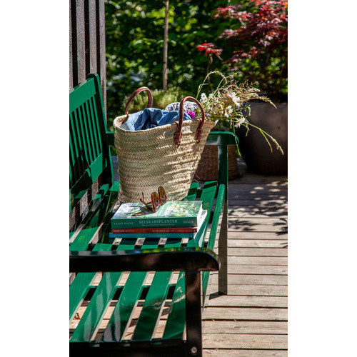 Cinas Gartenbank Brighton 2er aus Holz in Mahogany Grün, B: 108 cm, H: 89 cm, T: 59 cm - Bild 2