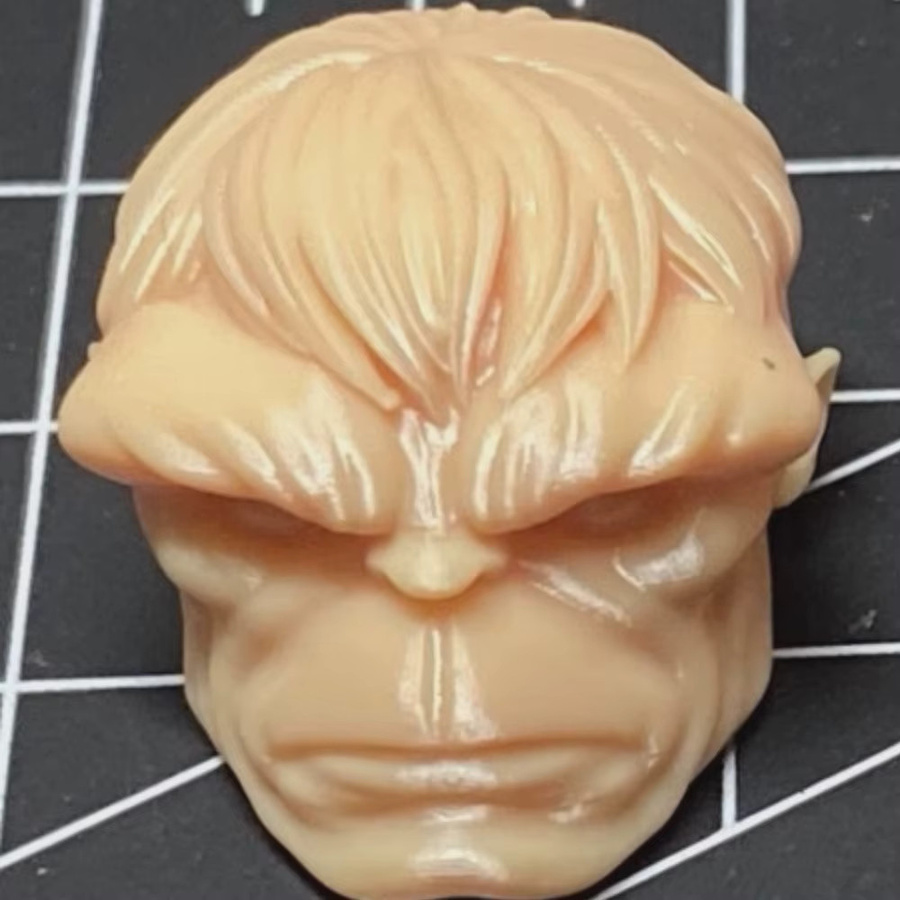 Hot Toys White Head Sculpture, 1/12 Scale Male Soldier Comic Character, Einzelfigur - Bild 2