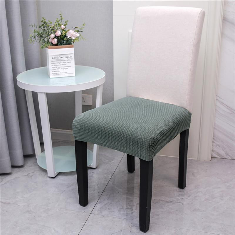 Yiran Furniture Elastischer Esszimmerstuhlbezug aus Polyester in Blau mit Karomuster, B/T/H: 35 x 34 x 2 cm - Bild 2