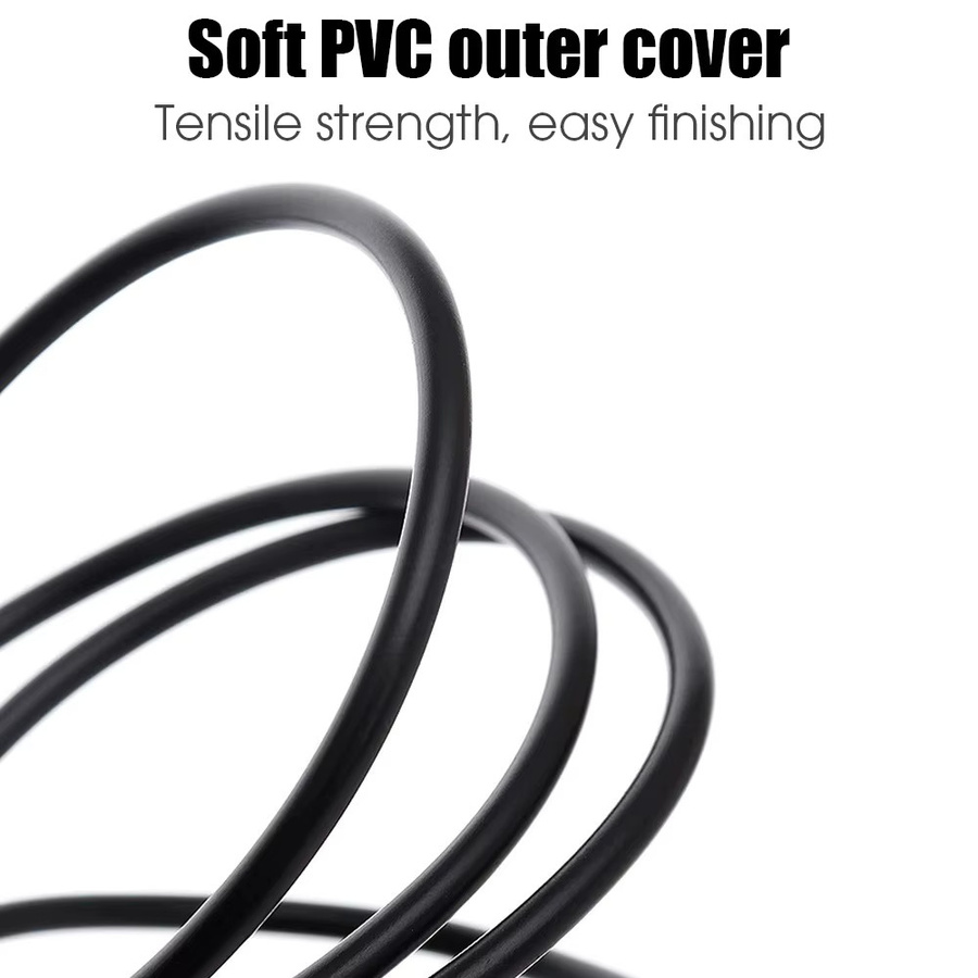 USB Typ A zu Typ A Dual-Stecker USB 2.0 Verlängerungskabel in Schwarz - Bild 6