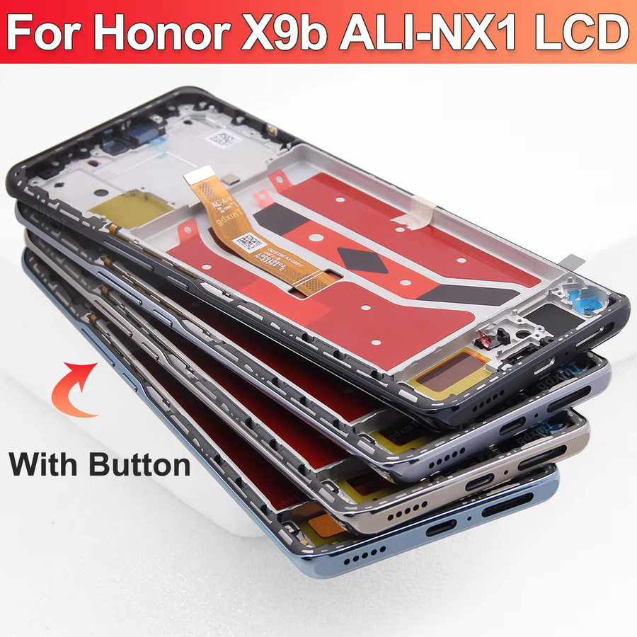 Honor X9B LCD Display mit Touchscreen Digitizer Montage und Rahmen, 6.78 Zoll, Schwarz - Bild 5