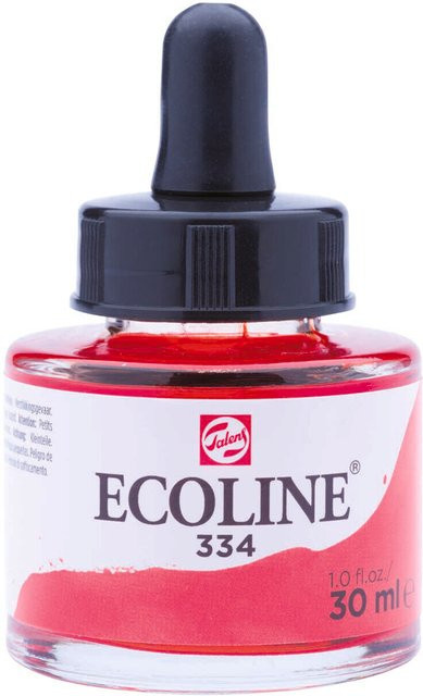 ECOLINE Flüssige Wasserfarbe Scharlach, 30 ml - Bild 1