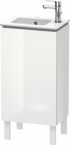 Duravit L-Cube Waschtischunterschrank in Weiß Hochglanz mit Glastüren, stehend, B/T/H: 42 x 29,4 x 70,4 cm - Bild 1