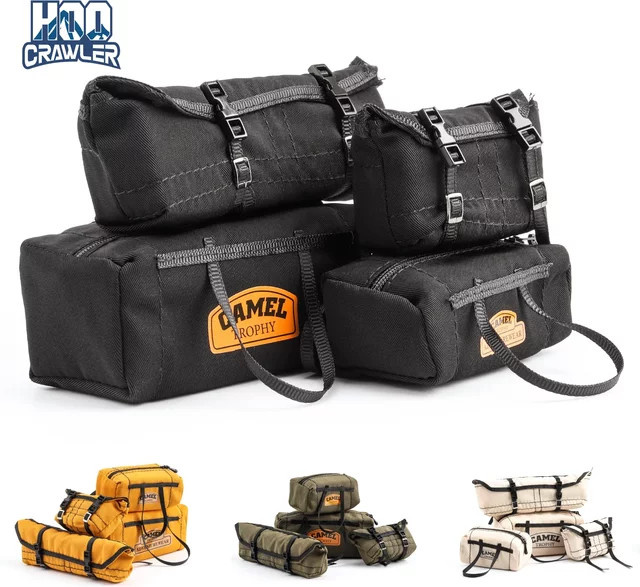 HooCrawler RC Crawler Auto Replik Tasche, Simulation Dach Reisetasche, Skala Dekoration Gepäcktasche - Bild 1
