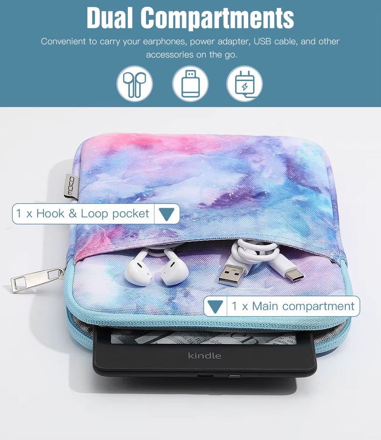 Moko Armor Schutzhülle für Kindle Paperwhite und Colorsoft Signature Edition, 6–7 Zoll Tragetasche - Bild 2