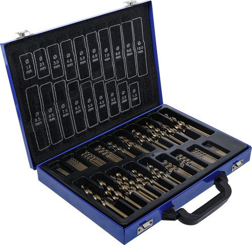 BGS Technic Spiralbohrer-Satz HSS mit 5% Cobalt-Legierung, 170-teilig, Multicolor - Bild 2
